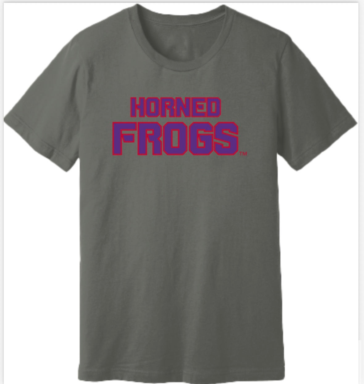 TCU Horned Frogs Block Text T-Shirt